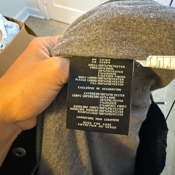 Cole Haan Plaid Wool Quilted Essential Jacket - Picture 5 of 7